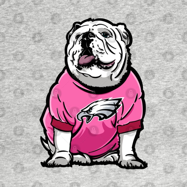 Dawg in Philly Pink by Imagine8 Design